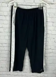 NIKE Joggers with white side stripe. Size L