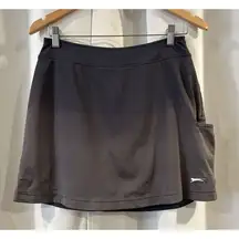 SLAZENGER Size Small PullOn Black Skirt SKORT Ombre Golf Tennis Sportswear