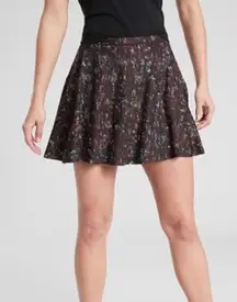 Athleta Match Point Skort Women’s XXS City Lights Print Built-In Shorts Stretch