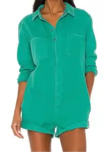 ONE TEASPOON Prophecy Jumpsuit in Emerald Size Small