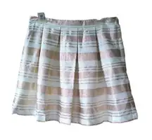 Metallic pleated skirt 