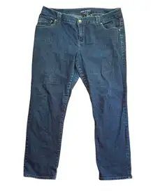 medium wash denim blue jeans 