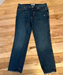 We The Free Button Up Slightly Distressed Jeans