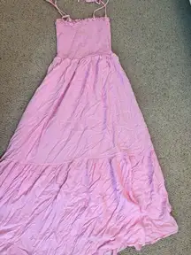 Maxi pink dress 