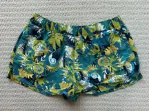 Patagonia Women's Barely Baggies Shorts in Wild Waratah: Tasmanian Teal