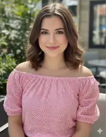 LILLY Pulitzer Pink Off/Cold Shoulder Split Sleeve Fringe Hem Eyelet Top Small