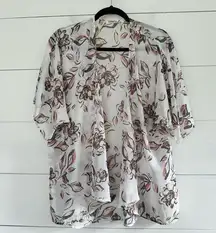 Liberty Love women’s Large Floral Sheer Kimono