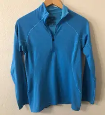 Patagonia Womens Capilene 3 Midweight 1/2 Zip Base Layer in Blue - Size Small