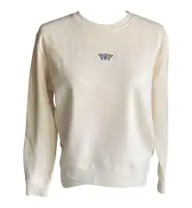 NWOT-A-DAM-CREAM COLIR SWEATSHIRT-WOMENS SIZE SMALL Cream color with a black signature moth on front, brand new without tags Measurements: Bust: armpit to armpit 22 Length: shoulder seam to bottom 23 inches 