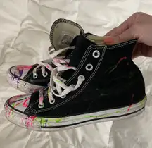 Painted High top Converse