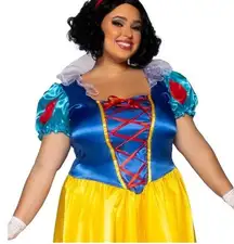 Disney women Snow White short dress plus size Halloween custome-l size 1X-2X