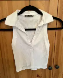 ZARA Collared Top