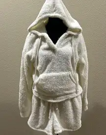 No boundaries Fuzzy Hoodie set