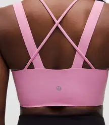 Lululemon Like A Cloud Longline Bra B/C Pink Frosting