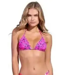 Revolve Maaji Reversible The Wave Balmy Sliding Triangle Swim Top in Pink Sz L