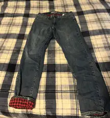 Eddie Bauer Flannel Lined Boyfriend Jeans