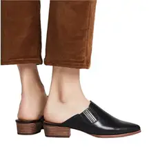 Madewell Women's The Lanna Slip-On Mules English Saddle Leather‎ Size US:7.5