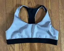 Koral Size L Large Sports Bra Racerback Grey Black