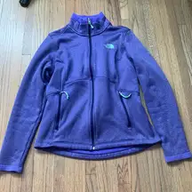 North face zip up medium