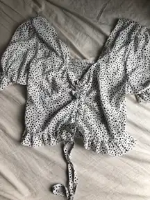 Dalmatian Print Crop Top