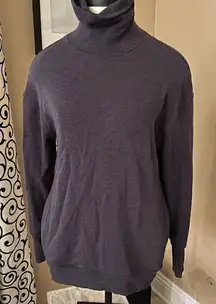Athleta plum oversized turtleneck sweater xs