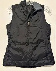 ALO Yoga Vest Women Black Nylon Full Zip Front size S