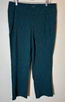 Duluth Trading Company Flexpedition Pants Size 1X/31" in Teal Space Dye