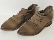 Free People Lost Valley Ankle Boot Size 36 Distressed Fall Western Booties