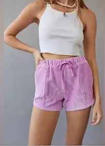 NEW Urban Outfitters BDG Violet Toni Shorts Stretch Corduroy Size Medium