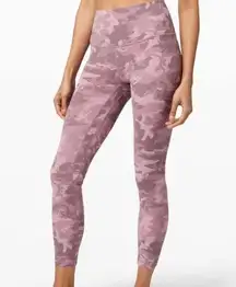 Lululemon  Rare Pink Camo Align Crop Leggings