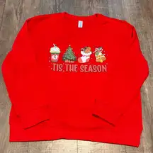 XL Red 'Tis the Season Sweatshirt