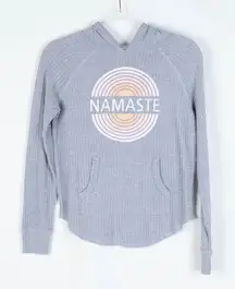 Grayson‎ Threads Namaste Waffle Knit Graphic Hoodie