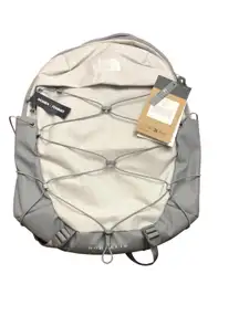 The North Face Borealis Laptop Backpack TNF White Metallic Mélange/Mid Grey New