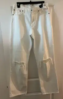 Abercrombie & Fitch low rise baggy jean curve love