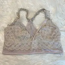 Aerie Lace Bralette Size Medium Racerback