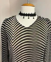 Ya Los Angeles Zebra Print Long Sleeve with nude slip Open Back Silk Dress