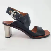 Céline by Phoebe Philo Silver Heel Leather Sandals 38.5 – Made in Italy