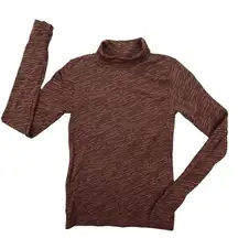 Athleta Women's Brown Flurry Seamless Turtleneck size‎ XXS style 466557 NWT