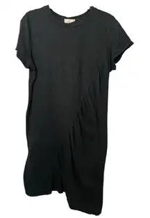 T.La Black Short Sleeve Tee Shirt Dress