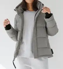 TNA The Super Puff Jacket Wool Tech Heather Athletic Grey S