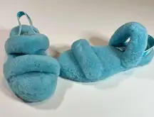 UGG Blue  Platform Slippers