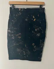 Abercrombie Fitch Bleached Wash Pencil Skirt Women's Size S