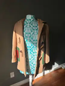 Vintage Peacoat with hood 