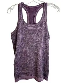 Lululemon Swiftly Racerback 2016 Seawheeze Heathered Lullaby Purple Womens 6