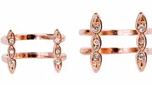 LUV AJ OPEN ROSE GOLD RING SET