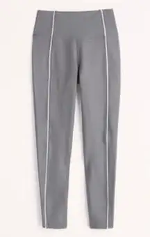 🆕 Abercrombie & Fitch | YPB Sculptlux Gray Athletic Leggings Short Petite Small