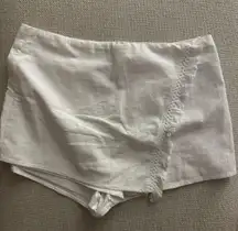 White Skort