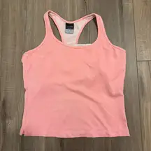 Dri fit light pink racerback tank top