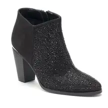 Black Sparkly Going Out Booties 🖤✨