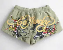 Ed Hardy Butterflies Lounge Shorts XS